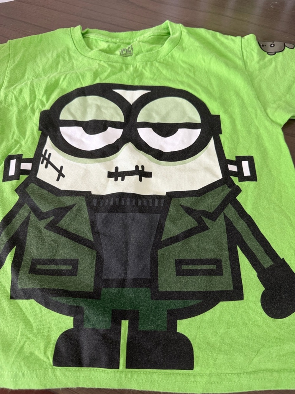 Universal Bright Lime Youth Graphic Tee